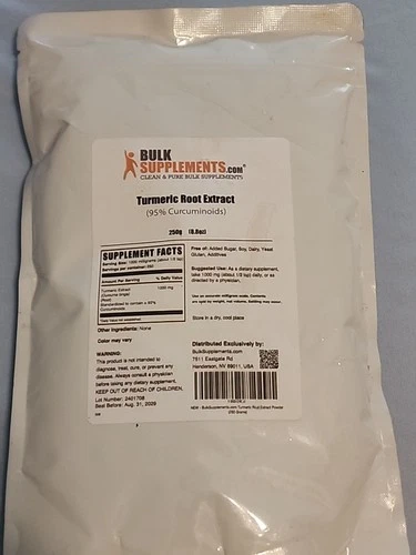 Bulk Supplements Turmeric Root Extract 8.6 oz