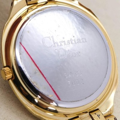 稼働 Christian Dior 腕時計 クラシカル ローマン デイト2856 CHRISTIAN DIOR 2856 Men's Analog Quartz Watch Classical Roman Date
