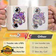 Koala Sublimation Paper 11x17in 100 Sheets Inkjet Printer DIY Mugs Shirts