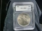 1922 ICG MS62 PEACE DOLLAR