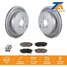 Coat Brake Rotors Semi-Metallic Pad Rear Kit For Subaru Outback Legacy BRZ Scion