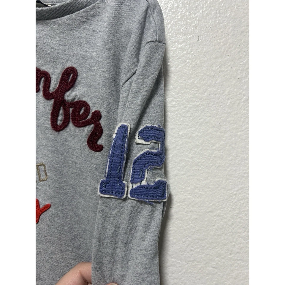 Scotch Shrunk Ray Finfer Graphic Gray Long Sleeve Top Size 6 - Image 4 of 4