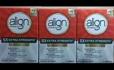 Align Probiotic 5X Extra Strength 21 Capsules, 3 Pack, Exp 2027