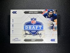 2009 Playoff Prestige NFL Draft Class Signatures /100 James Casey RC Auto