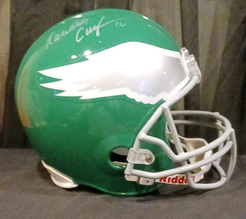 Philadelphia Eagles Randall Cunningham Signed Helmet Carl's Cards Autograph