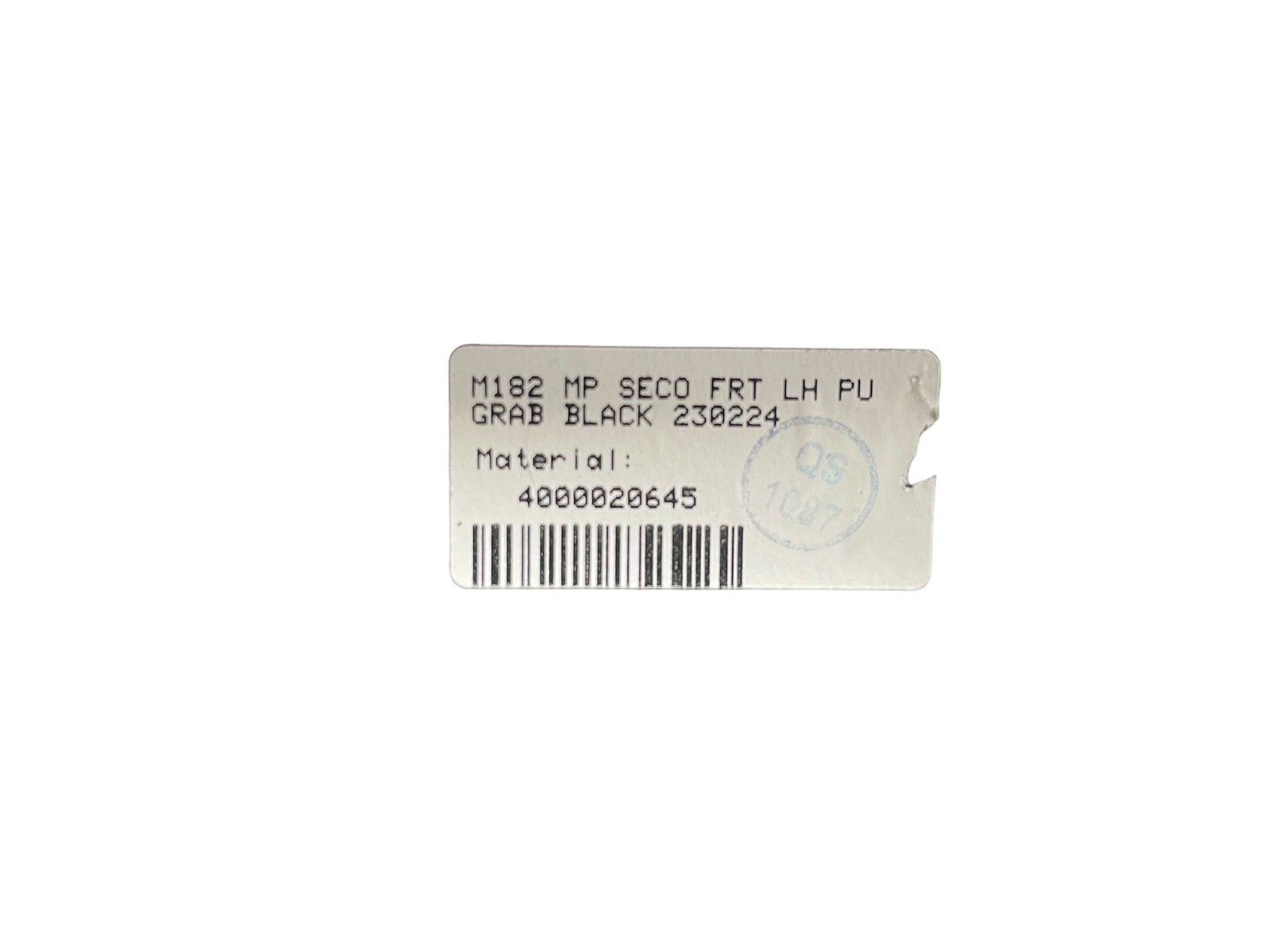 2023 MASERATI GRECALE M182 FRONT LEFT INTERIOR DOOR TRIM | BLACK (IBK) *INDENTS*