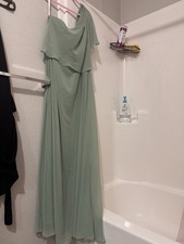 Azazie matcha Chiffon A16