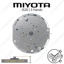 Genuine Miyota JS20 Movement Japan 3 Hands