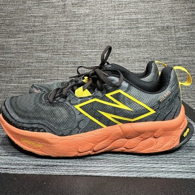 New Balance Fresh Foam X Hierro v8 Trail Running Shoes Black Orange - Men's 10