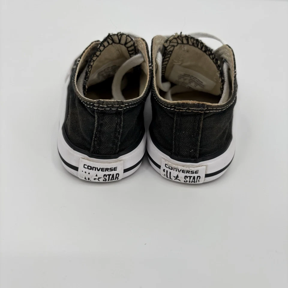 Zapatos Converse Chuck Taylor Ox negros All Star para bebés/niños pequeños 7J235 talla 7 EE. UU. Foto 3 de 4