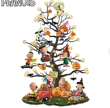 Peanuts It's The Great Pumpkin 35 LED Illuminated Tree Halloween Decoration