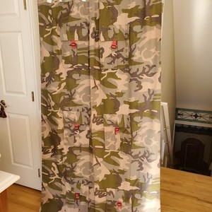 The Company Store Army Camouflage Drapery Panels Set of 2 w 6 Pockets Per Panel