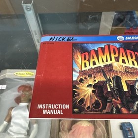 Yoshi & Rampart  NES Nintendo Instruction Manual Booklet Only