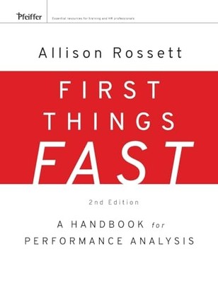 First Things Fast: A Handbook for Performance Analysis