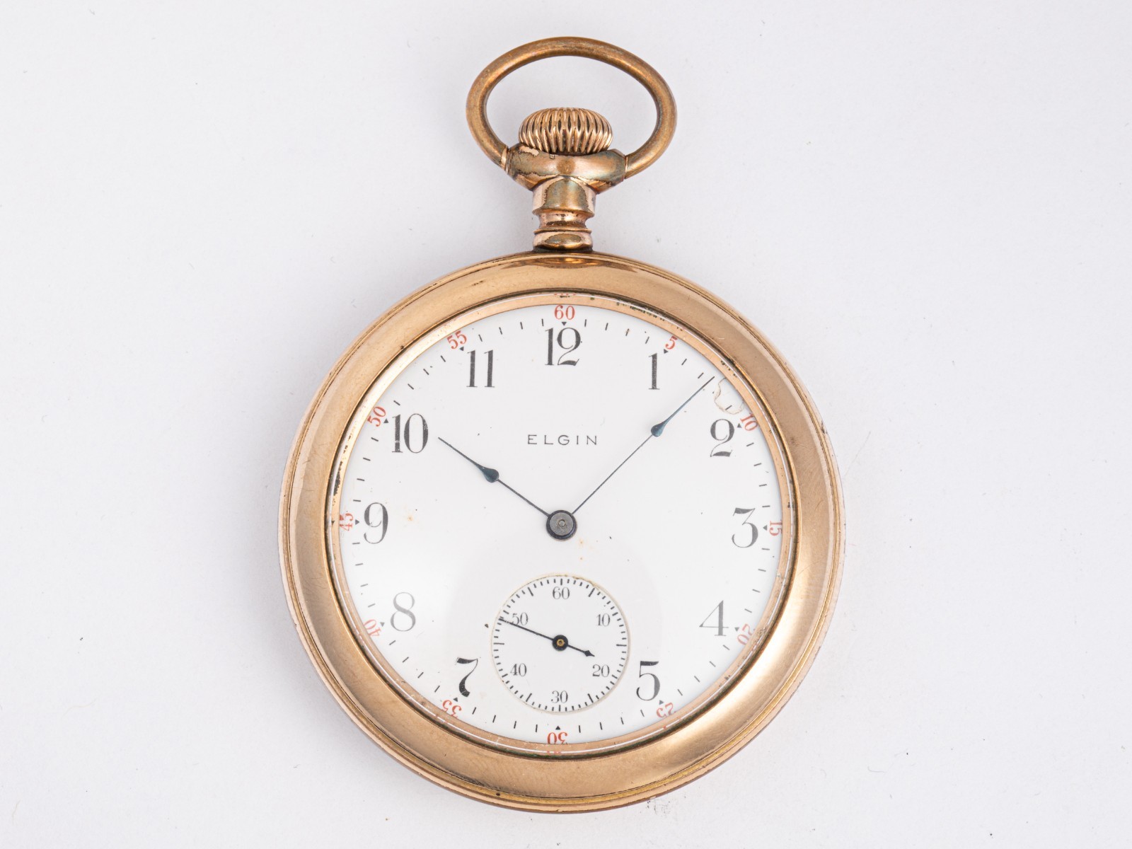 Elgin 16S 7J Grade 291 Pocket Watch in yellow gold filled Providence 20yr case!