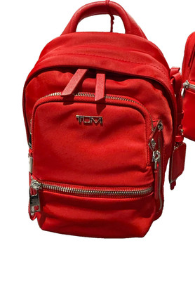 NEW Tumi Voyageur CELINA MINI 8.5” Nylon Backpack - TUMI RED | eBay