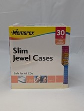 High Quality Memorex 30pack Slim CD Jewel Case 5.2mm -5 Colors READDESCRIPTION