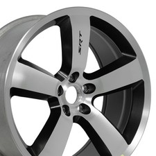 20x9 Machined Black 2262 Srt Rim Factory Dodge Mopar Srt