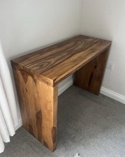 Solid wood desk Solid Wood Base Writing Desk 75cm H X 100cm W X 40cm D