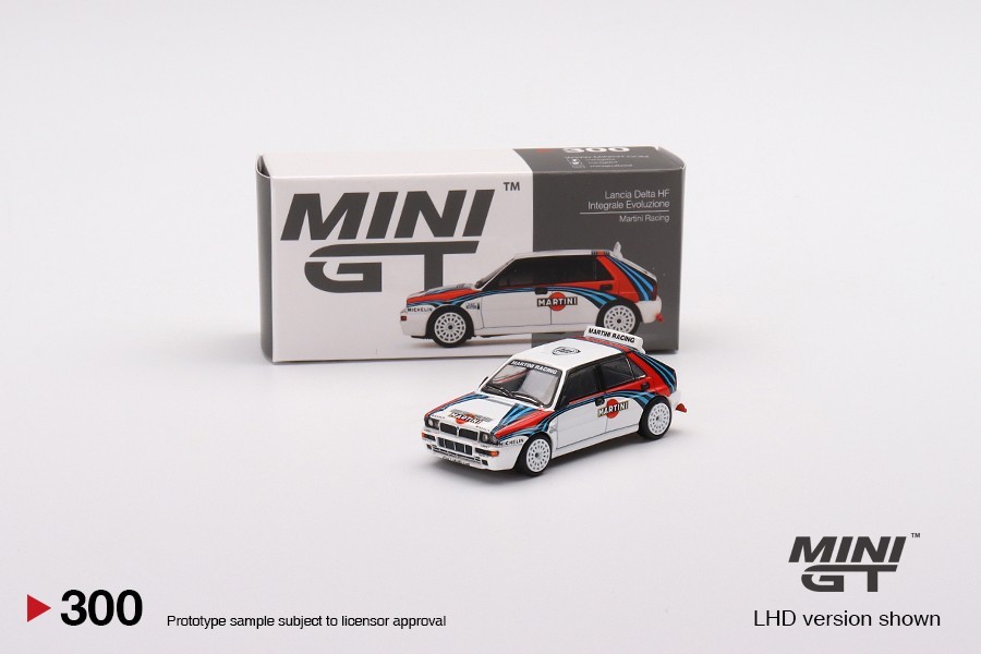 MINI GT #300 Lancia Delta HF Integrale Evoluzione Martini Racing  1/64 #NEW