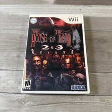 The House of the Dead 2 & 3 Return (Nintendo Wii, 2008) senza manuale testato horror