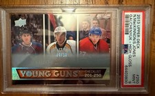 2013 Upper Deck Nathan MacKinnon Young Guns High Gloss /10 Checklist PSA 9 Mint!