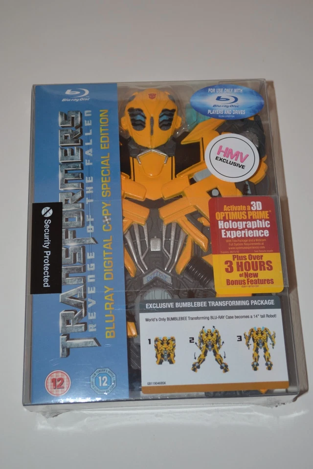 Transformers Revenge of the Fallen Bumblebee edition Blu ray New and Sealed - Image 2 of 4