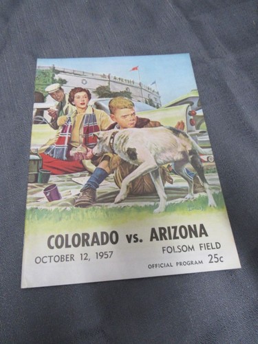 Football Program 1957 Colorado Buffaloes vs. Arizona Wildcats