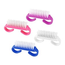 Handle Grip Nail Brushes, 4 Pack Travel Size Brush for Cleaning...