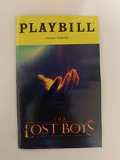 The Lost Boys Playbill Palace Theatre A New Musical Broadway Program