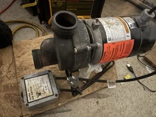 Emerson 3/4 HP spa pump motor, model 355NXMBC-6496, commonly used in hot tubs 