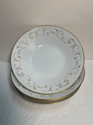 4 Noritake  China Duetto #6610 7 3/8  Bowl 629