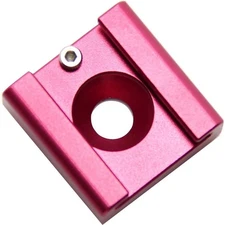 CAMVATE 1/4"-20 Mount to Shoe Adapter, Red