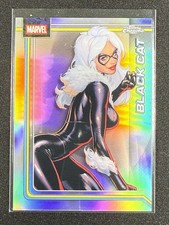 2026 Topps Chrome Marvel Black Cat #13 Refractor