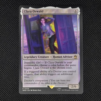 Clara Oswald 9 Rare Universes Beyond: Doctor Who Magic: The Gathering NM