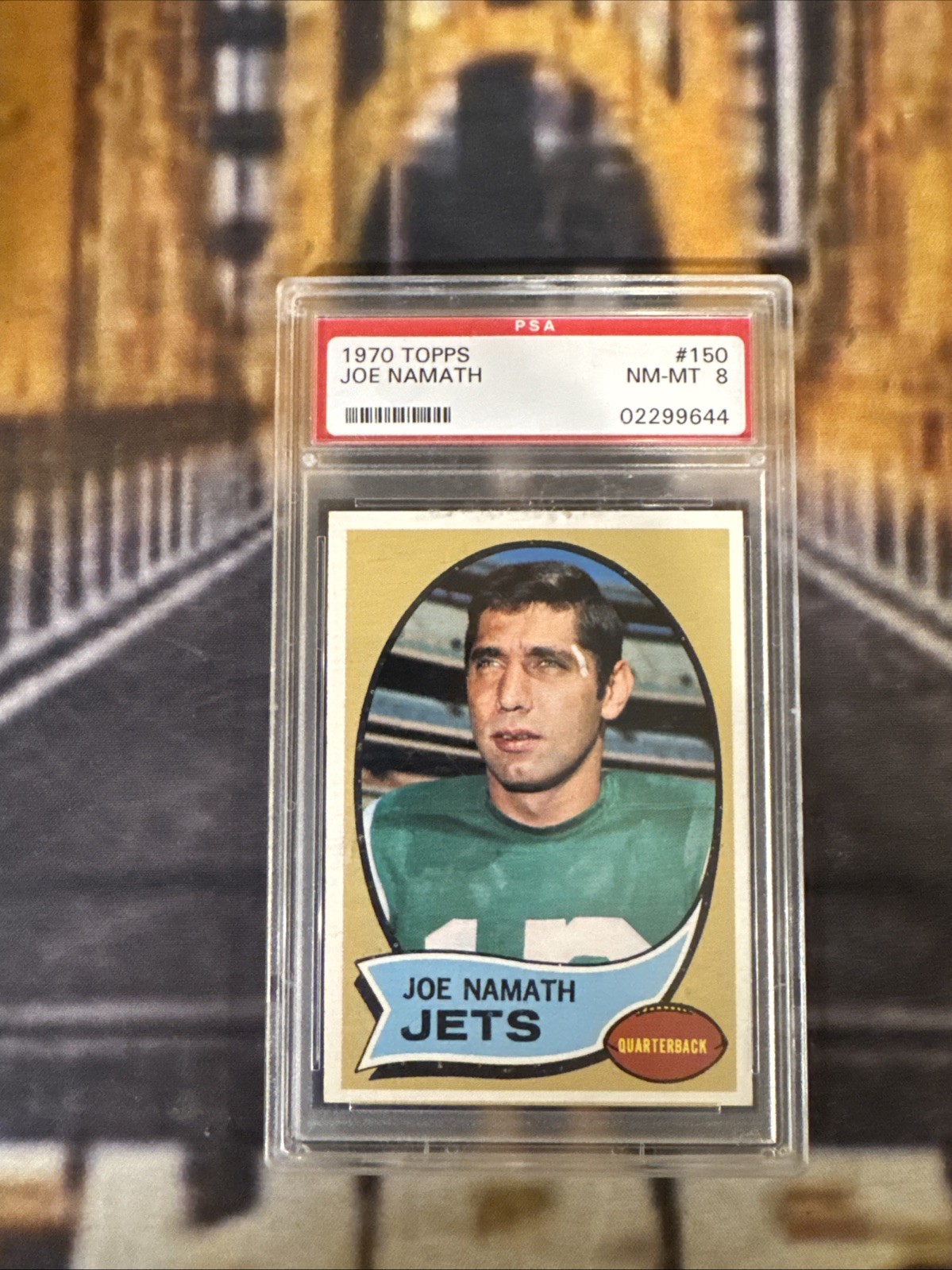 1970 Topps #150 Joe Namath PSA 8 *1517