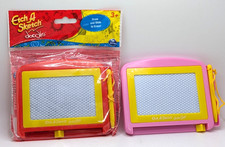 2 Etch-A-Sketch Doodle Mini Toys by Spin Master 1 New in Bag and 1 Used