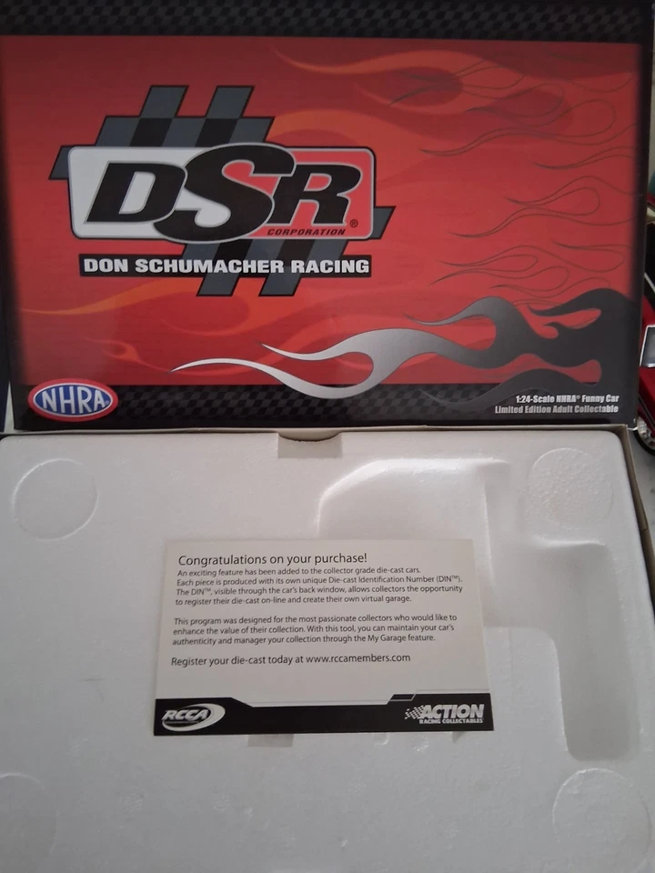 (VHTFD) Ron Capps 2012 NAPA BATERÍAS DODGE F/C autografiadas escala 1,24 ((sin usar, en caja)) Foto 4 de 4