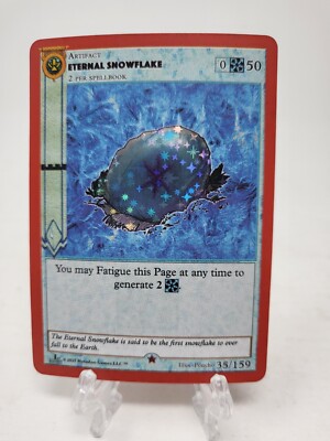 MetaZoo ETERNAL SNOWFLAKE 35/159 Reverse Holo Cryptid Nation 1st Edition CN1