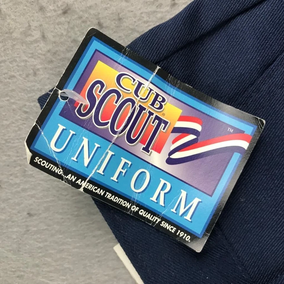 Boy Scouts Of America 裤子成人 22 蓝色制服未完成下摆腰围 31 全新带标签 — 第 4/4 张图片