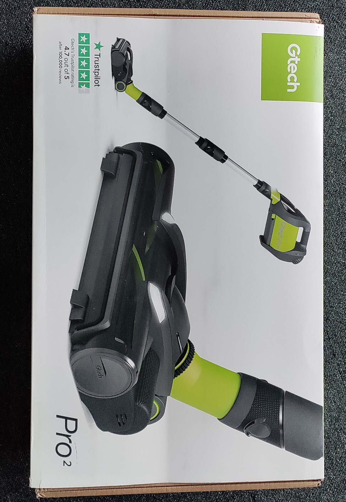 Gtech Pro 2 Cordless Vacuum Cleaner Handheld Bagged hygienic cleaning