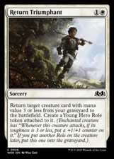 MTG Magic the Gathering Return Triumphant (26/475) Wilds of Eldraine NM