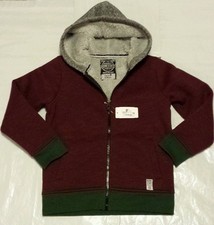 New Youth Boys Homestate Durability Strength Full Zip Hooded Jacket Size Small