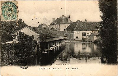 Old postcard Ligny-le-CHATEL - Le Lavoir (357786)