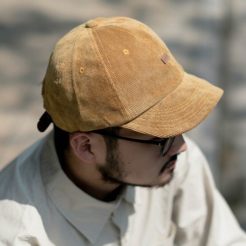Corduroy Baseball Cap Men's Short Brim 