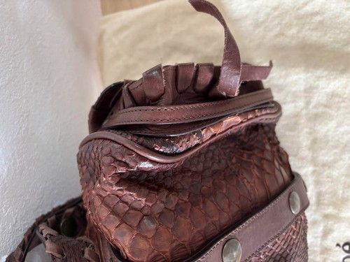 Bolso de hombro de cuero Chloe Silverado marrón usado auténtico hecho en Italia - Imagen 12 de 18