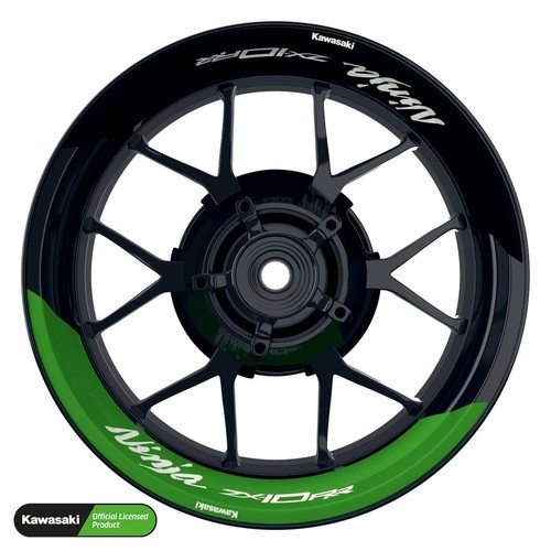Pegatina de llanta Kawasaki NINJA ZX-10RR 50/50 V1 Prem gtl. Pegatina de borde de llanta - Imagen 2 de 7
