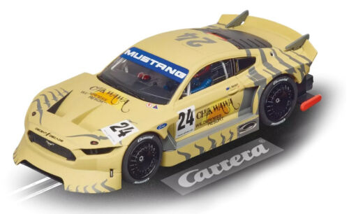 Carrera "Chick Wawa" Ford Mustang GTY W/ Lights 1/32 Scale Slot Car 27668 - Picture 1 of 1