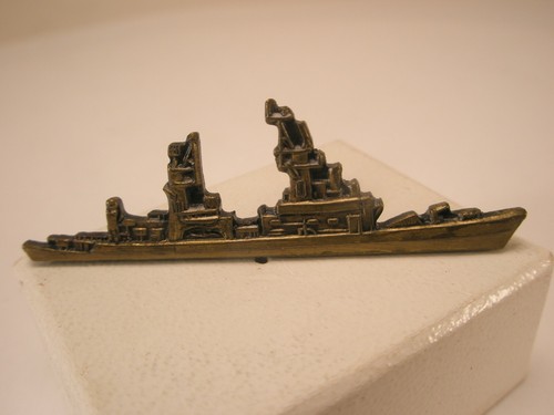 Navy Ship Vintage Tie Tack Lapel Pin class guided missile cruiser i77