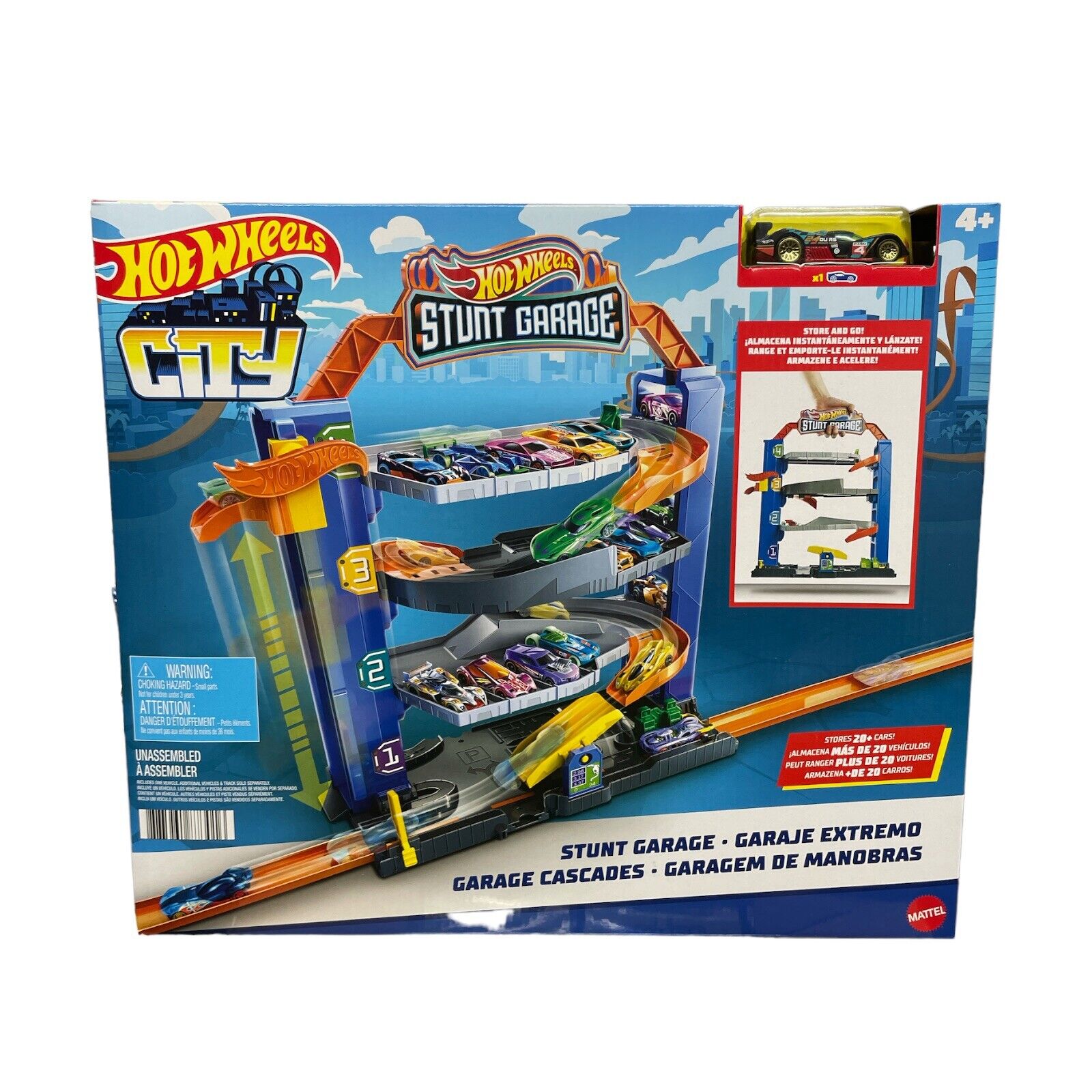 Pista Hot Wheels City - Garagem de Manobras - Mattel